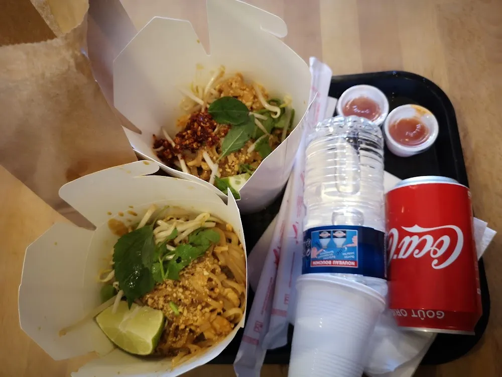 Pâtes Thai Aux Poulets